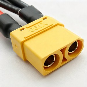 XT60 母头连接器至环形端子电源线，12AWG/10AWG/8AWG 硅胶线束，适用于遥控、太阳能、逆变器应用 - Product Image 2