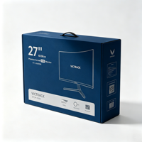 Boîte d'expédition en carton ondulé rose personnalisée avec logo de luxe pour l'e-commerce, emballage cadeau pour lingerie et vêtements, boîte robuste avec poignée