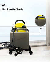Machine de nettoyage de tapis multifonctionnelle au design innovant jaune vif LESP