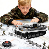 Nouveaux produits Char lourd allemand Panzer VI Tiger S04 de la Seconde Guerre mondiale Modèle militaire Panzer Kit de modèle de char Tiger Blocs de construction de modèle de char