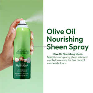 Spray Coiffant Professionnel <span class=keywords><strong>pour</strong></span> <span class=keywords><strong>Cheveux</strong></span> Bouclés à l'Huile d'Olive Nourrissante et Brillance, <span class=keywords><strong>Brume</strong></span> Conditionnante Sans Rinçage à l'Huile de Coco - Product Image 6