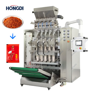 Vertical Automatic <b>Spice</b> Chili Seasoning Packaging Machine with <b>Labeling</b> & Wrapping Functions for Bags and Pouches - Product Image 1