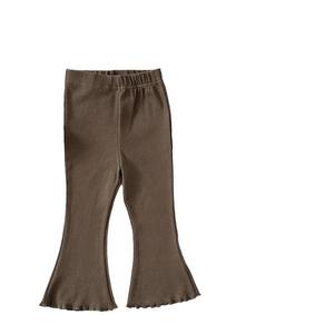 Nouvelle collection coréenne de vêtements pour enfants automne, <span class=keywords><strong>pantalon</strong></span> évasé à ourlet fini, longueur bébé, tendance petites et moyennes tailles - Product Image 5