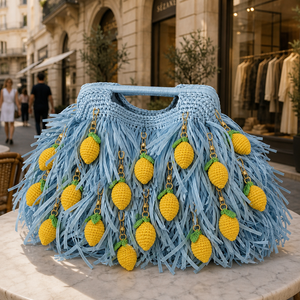 <span class=keywords><strong>Borsa</strong></span> Clutch Grande in Rafia <span class=keywords><strong>Fatta</strong></span> <span class=keywords><strong>a</strong></span> <span class=keywords><strong>Mano</strong></span>, Borse da Spiaggia Boho all'<span class=keywords><strong>Uncinetto</strong></span>, Borse <span class=keywords><strong>a</strong></span> Spalla per Donne - Product Image 1