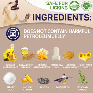 Crème <span class=keywords><strong>de</strong></span> protection à <span class=keywords><strong>la</strong></span> cire pour chiens et chats, hydrate et répare <span class=keywords><strong>les</strong></span> pattements gercés, prévient <span class=keywords><strong>les</strong></span> dommages causés par le pavé chaud, <span class=keywords><strong>la</strong></span> <span class=keywords><strong>neige</strong></span> et le sel, ingrédients naturels - Product Image 6