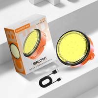 Senter Mini isi ulang USB 800 Lumen, senter darurat LED Super terang dengan gesper fungsional dan 3 mode pencahayaan
