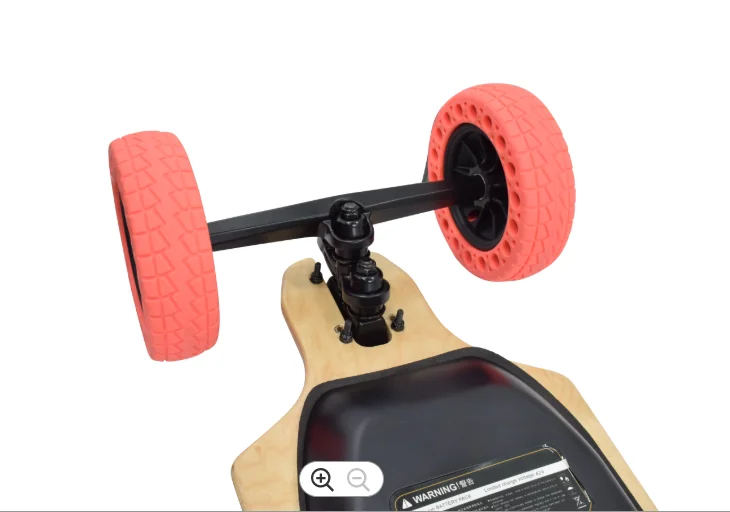 2021 New 2400W Dual Motor Bamboo Maple Deck offroad PU Swapable Wheel Electric Off Road  All Terrain Mountain Skateboard