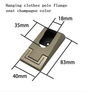 Siège <span class=keywords><strong>de</strong></span> <span class=keywords><strong>bride</strong></span> <span class=keywords><strong>de</strong></span> <span class=keywords><strong>poteau</strong></span> à vêtements suspendu pour armoire, <span class=keywords><strong>poteau</strong></span> à vêtements unique à travers l'accessoire <span class=keywords><strong>de</strong></span> <span class=keywords><strong>fixation</strong></span> <span class=keywords><strong>de</strong></span> siège <span class=keywords><strong>de</strong></span> tuyau - Product Image 3