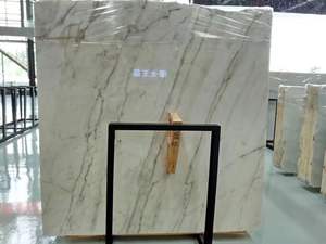 หินอ่อนหยกขาวแบบผลึก แผ่นใหญ่พิเศษสำหรับปูพื้นล็อบบี้โรงแรมและผนังห้องน้ำสปา - Product Image 3