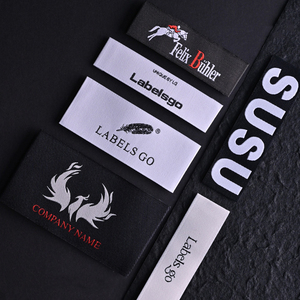 Étiquette tissée personnalisée pour vêtements pour enfants, étiquette de marque, logo de vêtements amusant et coloré - Product Image 5