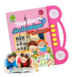 Electronic Magic Learning Kid English And French Sound Voice Book