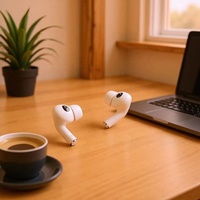Earbuds Nirkabel Pro 3 TWS ANC In-Ear V5.4 IPX4 Tahan Air dengan Indikator LED Kontrol Sentuh Suara Studio Hi-Fi
