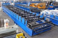 Machine de formage à froid entièrement automatique pour tôles de toiture trapézoïdales en acier galvanisé IBR
