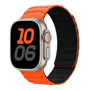 สายนาฬิกาซิลิโคนแม่เหล็กสำหรับ Apple Watch 42 มม. 46 มม. 49 มม. สำหรับ IWatch Series 11 10 Ultra 3 สายรัดข้อมือเปลี่ยนทดแทน - Product Image 6
