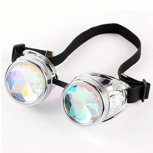 Gafas de Sol Retro Steampunk al por Mayor, Gafas de Sol para Hombre y Mujer, Gafas de Sol Góticas con Efecto Caleidoscopio - Product Image 5