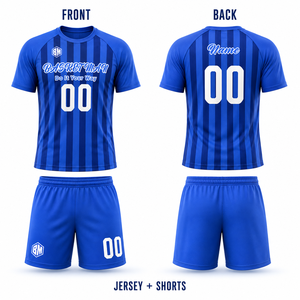 Jersey Sepak Bola Custom Heat Transfer, Kaos Bola dengan Panel Mesh, Versi Pemain, Cepat Kering, OEM Grosir, Logo, Nama, Nomor untuk Klub - Product Image 2