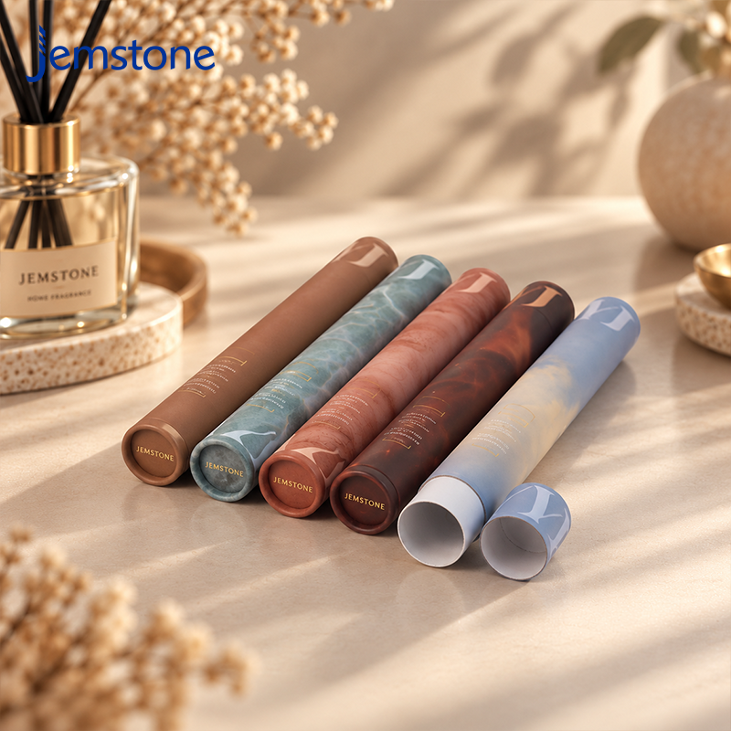 Round Sticks Types Long Round Cardboard Paper Tube Packaging for Incense Sticks Custom ...