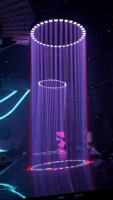 Offre Spéciale : Éclairage de Scène Exquis, Lumières DJ, Projecteur LED PAR, Lumière d'Effet pour Boîte de Nuit 1.2m 48 * 15W, Anneau LED Circulaire 1M avec Machine de Levage, Prise en Charge de la Personnalisation OEM