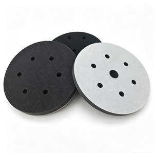 Almohadilla de espuma abrasiva de 6 pulgadas y 10 mm de grosor, OEM, con múltiples orificios, para amoladoras, almohadilla de interfaz de 150 mm con gancho y bucle, amortiguador suave - Product Image 4