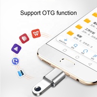 Boîtier en alliage d'aluminium, convertisseur USB mâle à USB 3.0 femelle, adaptateur de Type C OTG pour téléphones, tablettes et ordinateurs, moins cher, 5 pièces