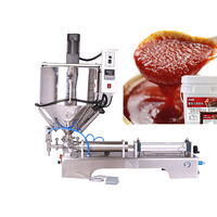 Máquina Semiautomática para Llenado de Pasta con Tolva de Calentamiento y Mezcla para Salsas de Alta Viscosidad