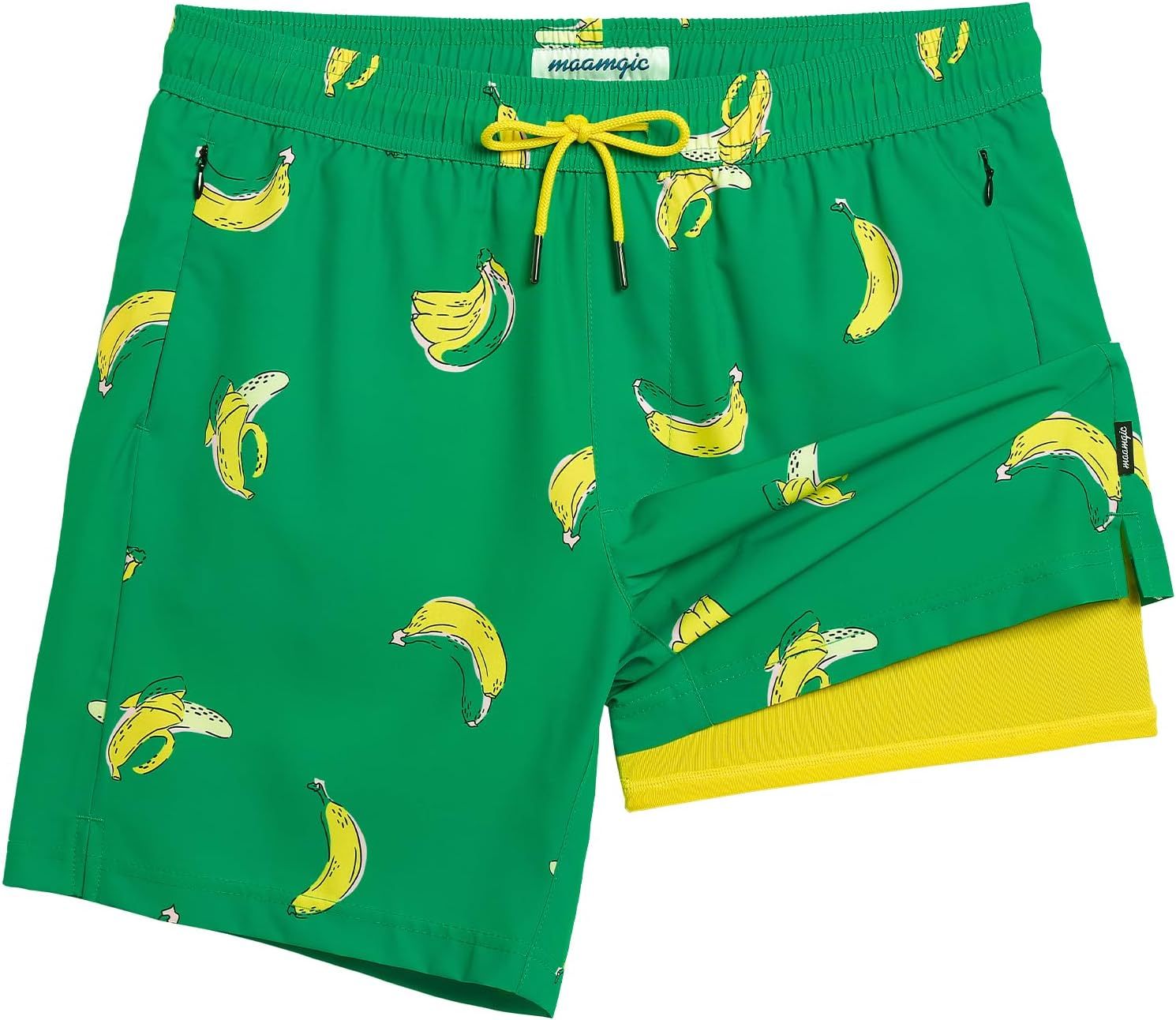 Falling banana-green