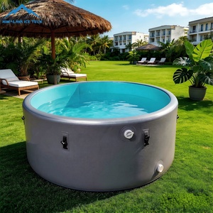 Piscine Spa Gonflable Commerciale Chaud & Froid - PVC Drop-Stitch Toutes Saisons, Pliable pour Complexes Hôteliers, Hôtels & Villas Privées Extérieures - Product Image 1