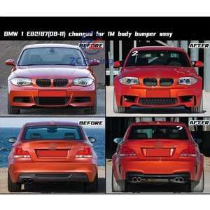 Pièces de Carrosserie Extérieure pour BMW Série 1 E82 <span class=keywords><strong>E87</strong></span> 2008 2009 2010 2011 Mise à Niveau Style <span class=keywords><strong>1M</strong></span> Pare-Chocs Avant Arrière Kits de Carrosserie Auto - Product Image 2