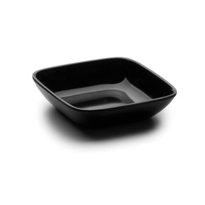 Ciotola Quadrata Classica Nera Bol Delicatessen 10 Cm per Servire Cibo - Product Image 1