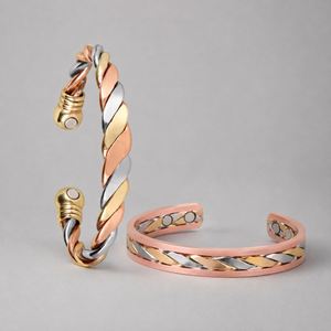 New Hot Sale Women's Trendy Adjustable Energy <b>Healing</b> Bangle Arthritis Pain Relief Therapy Healthy Bio Magnetic <b>Bracelet</b> - Product Image 3