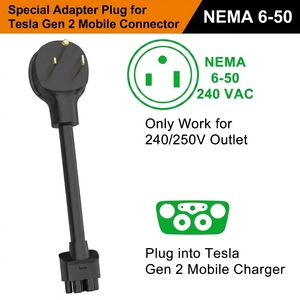 Adaptateur de charge <span class=keywords><strong>Tesla</strong></span> <span class=keywords><strong>32A</strong></span> NEMA 6-50P pour <span class=keywords><strong>prise</strong></span> de soudeuse de garage vers connecteur mobile <span class=keywords><strong>Tesla</strong></span>, câble de charge rapide - Product Image 1
