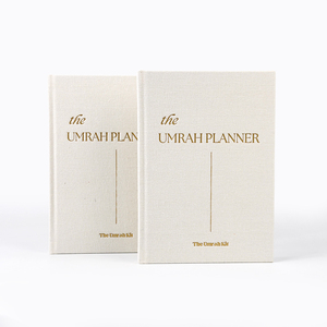 Agenda hebdomadaire et mensuel avec couverture en lin, carnet de liste de tâches avec onglets mensuels colorés - Product Image 2