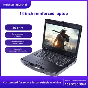 Xách tay 14-inch máy tính xách tay công nghiệp cho công việc ngoài trời nhiệt độ rộng Rugged máy tính xách tay với <span class=keywords><strong>Linux</strong></span> nhúng máy tính trong kho - Product Image 5