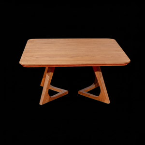 Table basse carrée en bois de chêne blanc de style japonais moderne meubles décoratifs mobiles en bois massif faciles à nettoyer pour le salon - Product Image 1