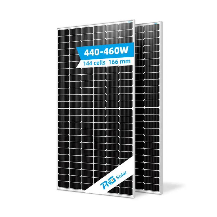 PNG Solar Roof Shingle Solar Plates Black PV Solar 460W 450 Watt New Overlapping Solar Panels 370W 380W For Prefab House