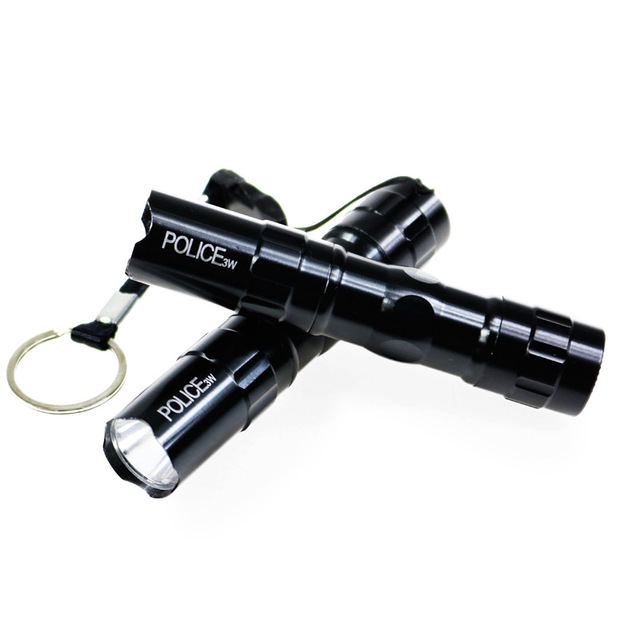 EDC High Quality  Mini Tactical Flashlight Strong Light 3W Aluminum Alloy Keychain Tactical Flashlight EDC Tactical Flashlight