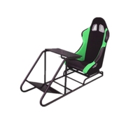 Siège de simulateur de course réglable JBR 1012B pour voitures, en PVC et cuir, pour le sport automobile
