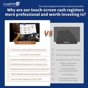 Équipement de restaurant, camions de restauration mobiles, machine POS / système POS / caisse enregistreuse, écran tactile intelligent J6412, caisse enregistreuse POS - Product Image 2