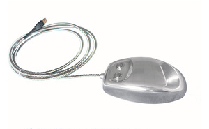 IP68 Industrielle Wasserdichte Edelstahl Metall <span class=keywords><strong>Computer</strong></span> Maus für Desktop - Product Image 4