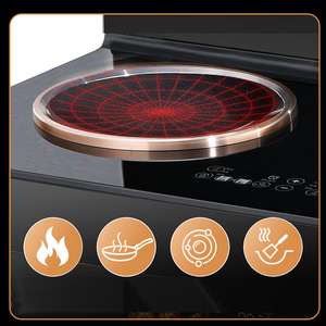 Chất Lượng Cao Giá Thấp Nhà Bếp Phạm Vi Mui Xe Bếp Điện 2 Burner Được Xây Dựng Trong Lò Thông Minh 3 Trong 1 Tích Hợp Bếp - Product Image 4