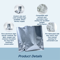 Sachet industriel VMPET PE à barrière anti-humidité, scellé sur 3 côtés, pour poudre chimique