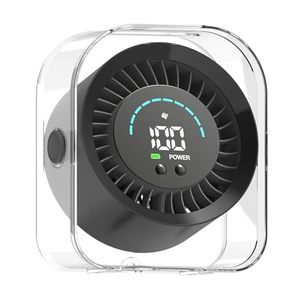 Factory Wholesale New Stylish Fan Portable Small 360° Rotatable 3000mAh Battery Rechargeable Quiet Summer Cooling Fan - Product Image 1