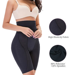 <span class=keywords><strong>Bragas</strong></span> de cintura alta para mujer, <span class=keywords><strong>bragas</strong></span> transpirables <span class=keywords><strong>con</strong></span> cremallera, relleno de esponja para glúteos, moldeador - Product Image 2