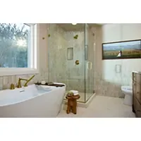 Azulejos Autoadhesivos de Vinilo Blanco Moderno con Diseño Geométrico en Espiga, Resistentes al Agua, para Ducha y Cocina - Product Image 2