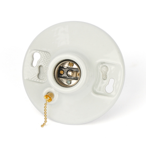 AOTA E26 בורג מחזיק מנורה קרמי סִגְנוֹן 250V אחריות לשנה אחת לשימוש פנימי/חיצוני - Product Image 1