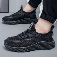 Chaussures de sport décontractées pour hommes, tendance été, respirantes, légères, confortables, en maille
