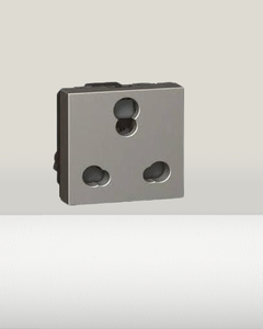 Prise murale en aluminium robuste, 3 prises, 13A, 230V, prise de courant avec mise à la terre pour usage résidentiel, bureau, commercial - Product Image 3