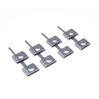 Pièces d'emboutissage en tôle OEM personnalisées, plaque de nickel à contact à ressort pour conversion positif-négatif de pile AA