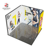 Mur de fond portable de luxe à montage rapide, présentoir d'exposition personnalisé avec boîte à lumière pour salons professionnels et promotions