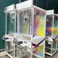 Parc d'attractions commercial classique empileurs de jeux machines de jeu grue griffe machine jouets griffe peluche distributeur automatique